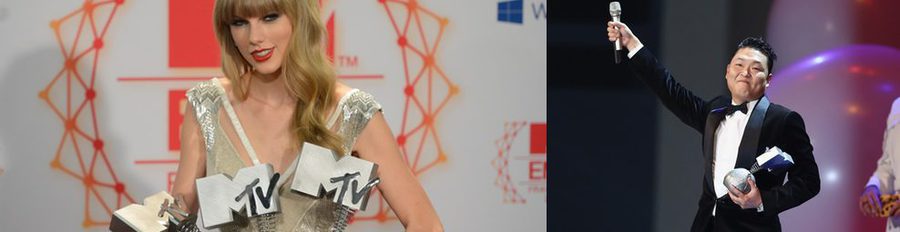 Taylor Swift, One Direction y el 'Gangnam Style' de Psy triunfan en los MTV EMA 2012