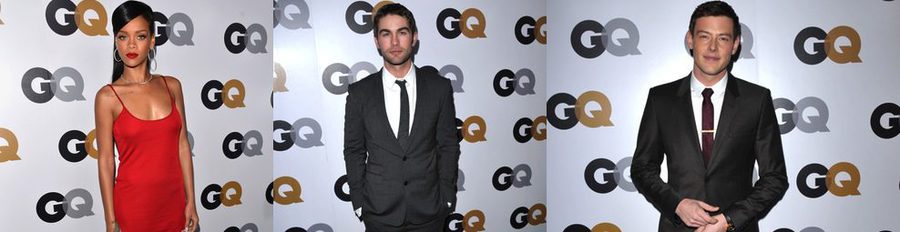 Rihanna, Chace Crawford y Cory Monteith, invitados de lujo en la fiesta GQ Hombres del Año en Los Angeles