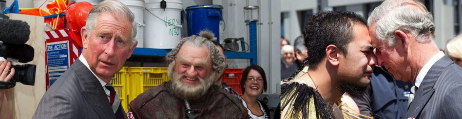 El Príncipe Carlos celebra su 64 cumpleaños en Nueva Zelanda conociendo a los personajes de 'El Hobbit: Un viaje inesperado'