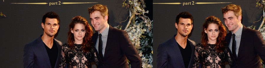 Robert Pattinson, Kristen Stewart y Taylor Lautner estrenan 'Amanecer. Parte 2' en Londres