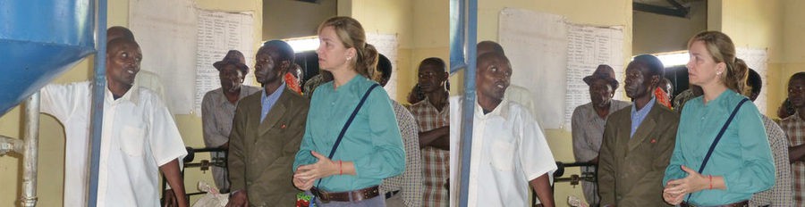 La Infanta Cristina visita los proyectos que desarrolla la Fundación La Caixa en Tanzania