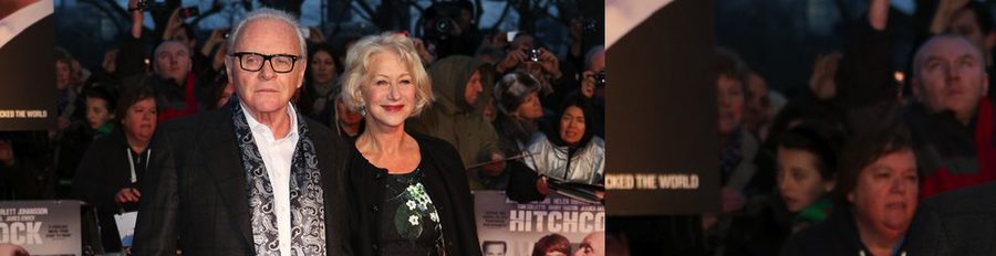 Anthony Hopkins y Helen Mirren asisten al estreno de 'Hitchcock' en Londres