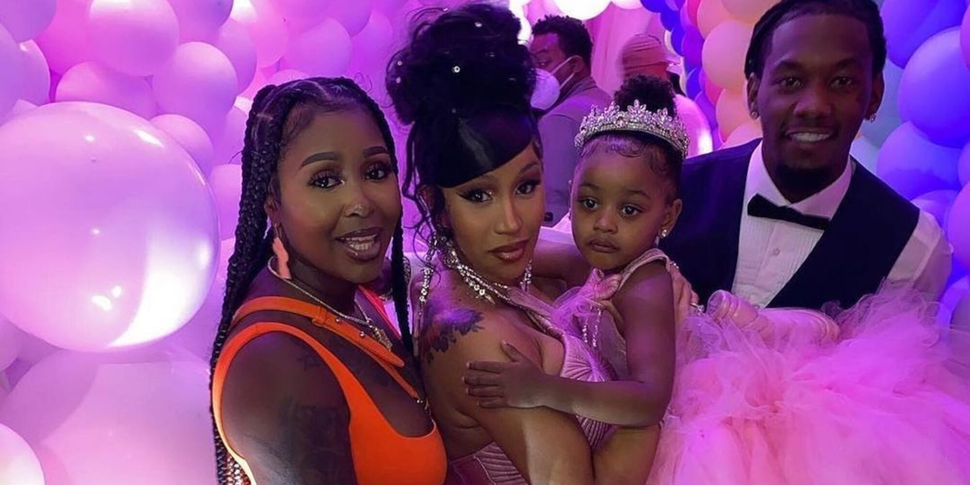 La impresionante fiesta de princesas que organizó Cardi B a su hija Kulture