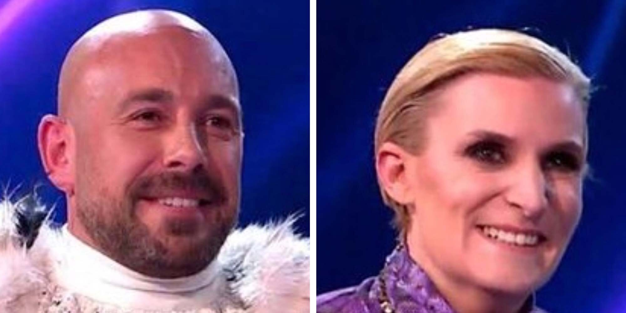 Pepe Reina y María Zurita, bajo las máscaras de Pingüino y Dragona en 'Mask Singer'