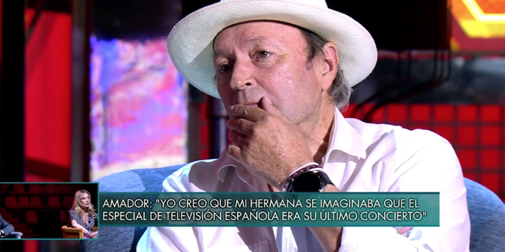 Amador Mohedano confiesa en 'Viernes Deluxe' el temor que siente por llamar a Rocío Carrasco