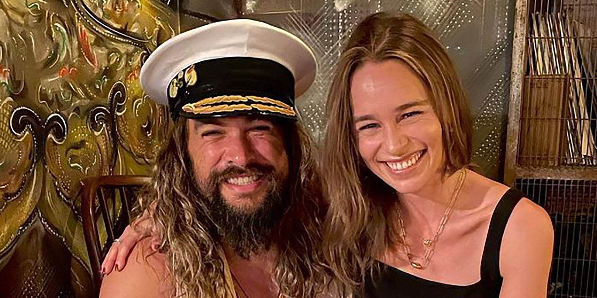 El divertido reencuentro de Emilia Clarke y Jason Momoa en el cumpleaños de David Benioff, creador de 'Juego de Tronos'