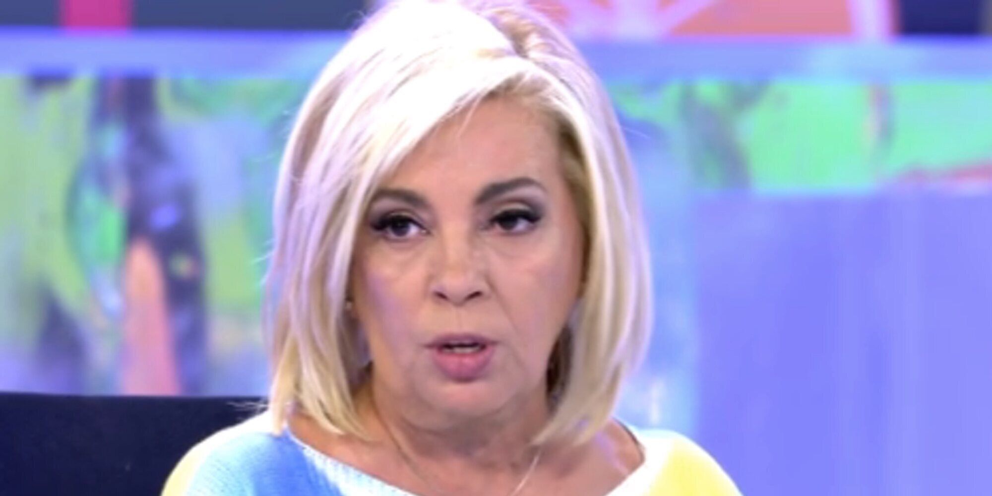 Carmen Borrego se enfrenta a Gabriela, hija de Bigote Arrocet: "Me gustaría que pidieras disculpas a mi madre"