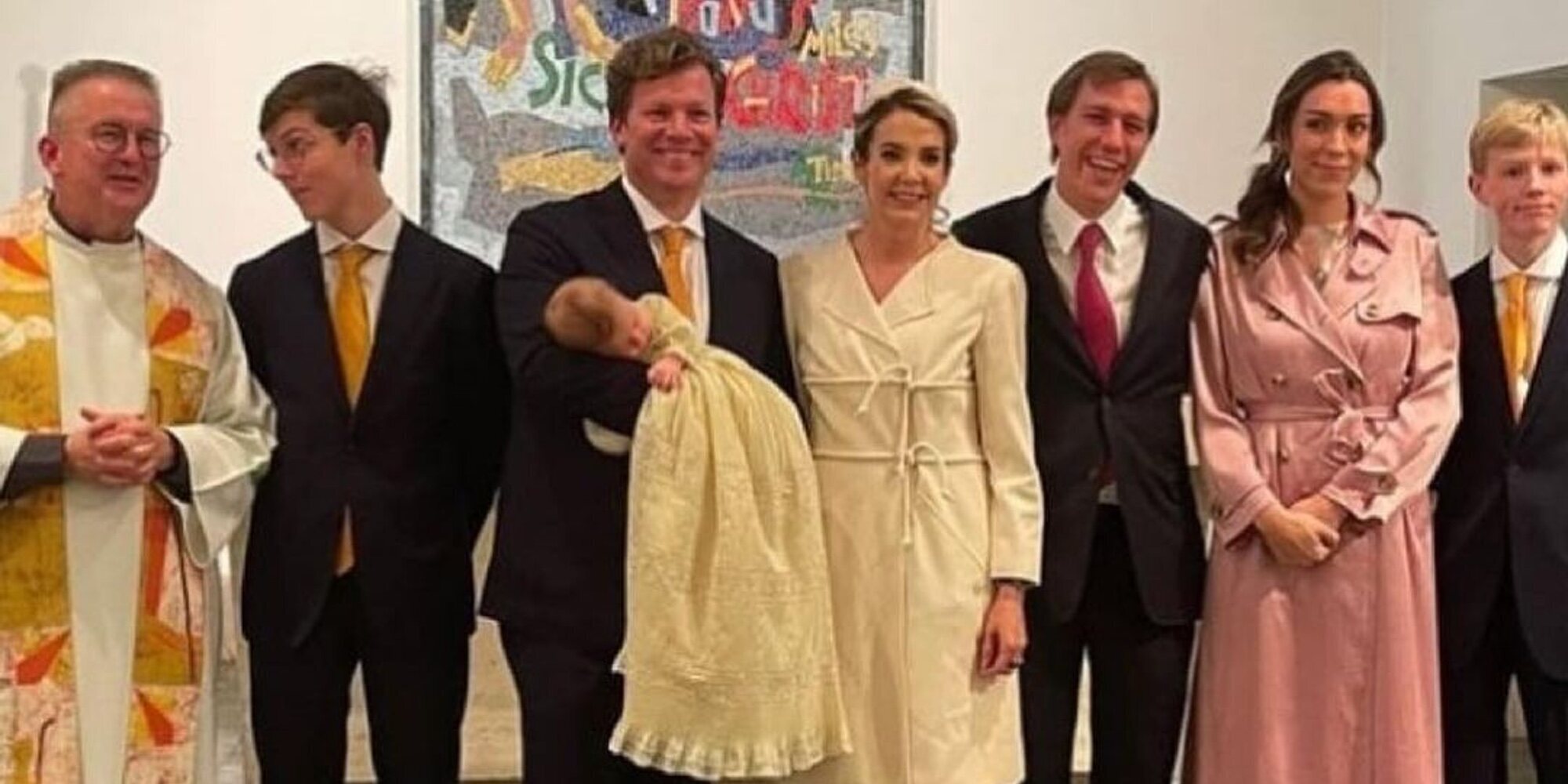 Tessy de Luxemburgo bautiza a Theodor, su primer hijo en común con Frank Floessel