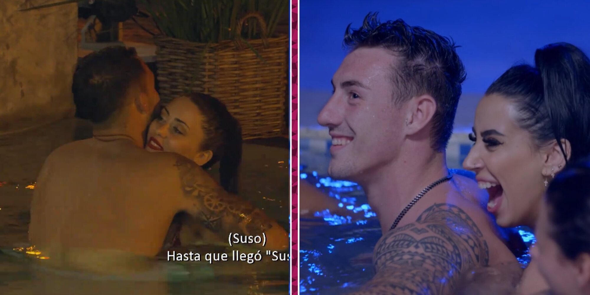 'La isla de las tentaciones': Álvaro y Rosario protagonizan un momento jacuzzi con sus tentaciones