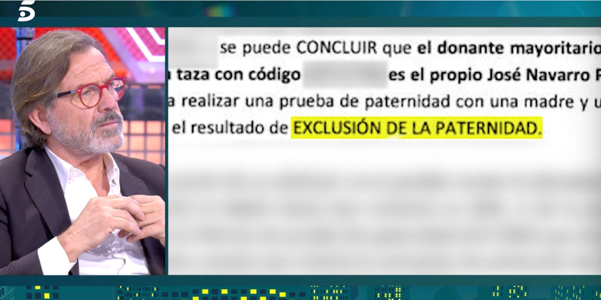 Pepe Navarro enseña la pruebas que demostrarían que no es el padre del hijo de Ivonne Reyes