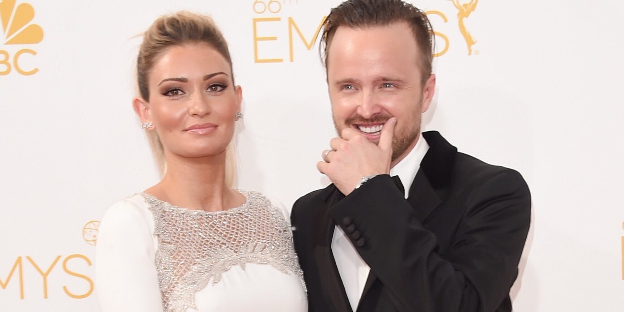 Aaron Paul ('Breaking Bad') y su mujer Lauren esperan su segundo hijo