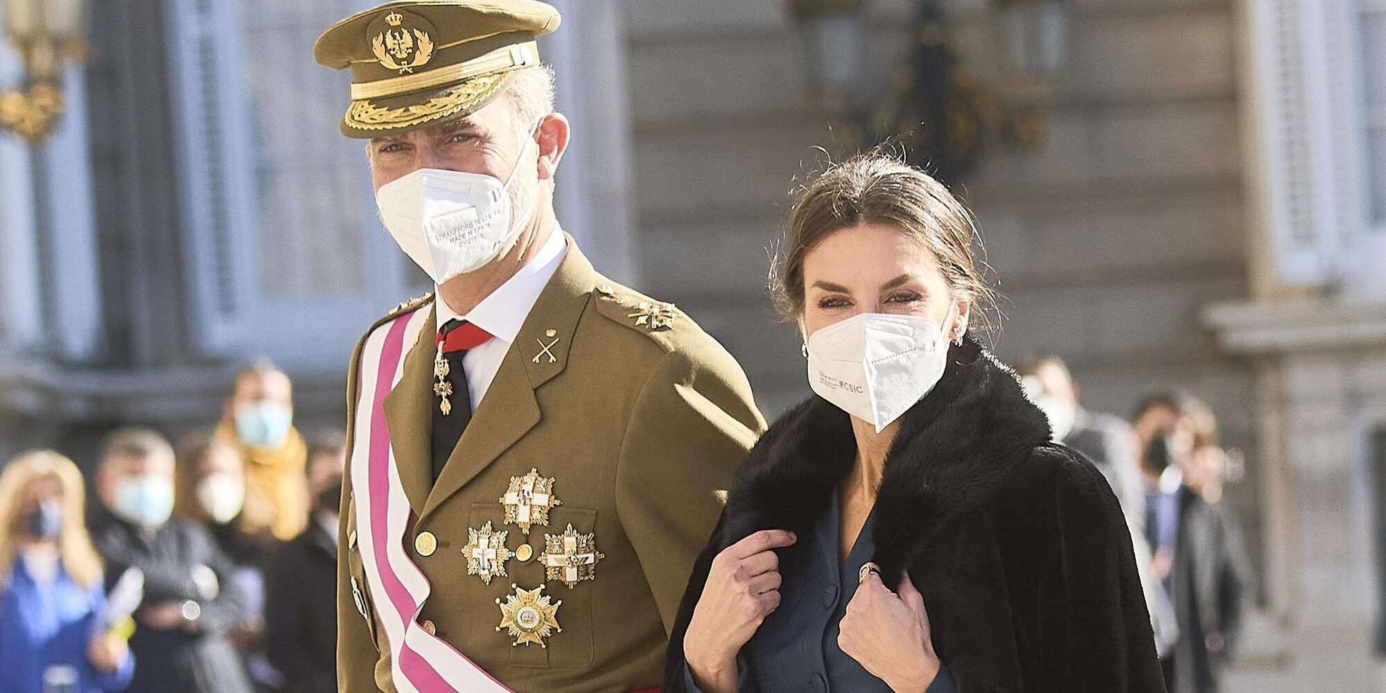 Los Reyes Felipe y Letizia inauguran su agenda oficial 2022 en la tradicional Pascua Militar