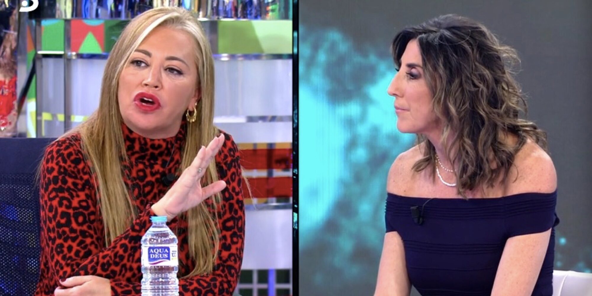 El enfrentamiento entre Paz Padilla y Belén Esteban por el covid que termina con la presentadora abandonando el plató