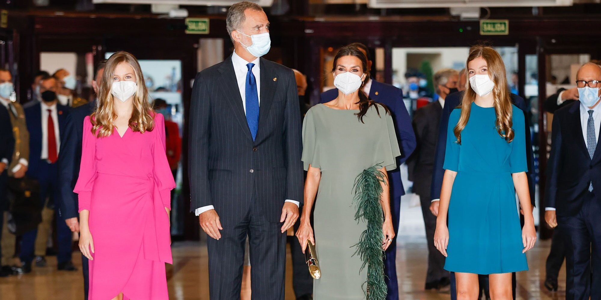 La Princesa Leonor recibe la visita de los Reyes Felipe y Letizia y la Infanta Sofía por un motivo muy especial