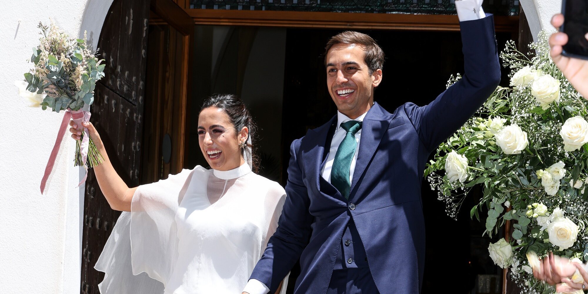 Lorenzo Díaz, hijo de Concha García Campoy, se casa con Paloma de la Hoz en una boda con homenaje a su madre