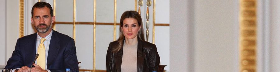 Los Príncipes Felipe y Letizia presiden en Barcelona la reunión del Patronato de la Fundación Príncipe de Girona