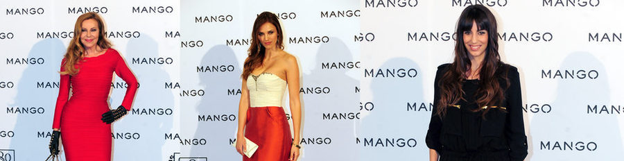 Ana Obregón, Helen Lindes, Edurne y Almudena Cid siguen las tendencias de Mango en la 080 Barcelona Fashion