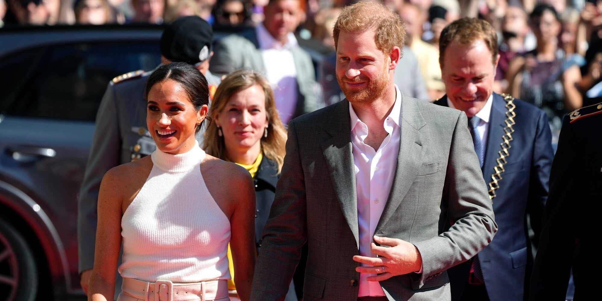 El contradictorio recibimiento al Príncipe Harry y Meghan Markle en Alemania para presentar los Invictus Games 2023