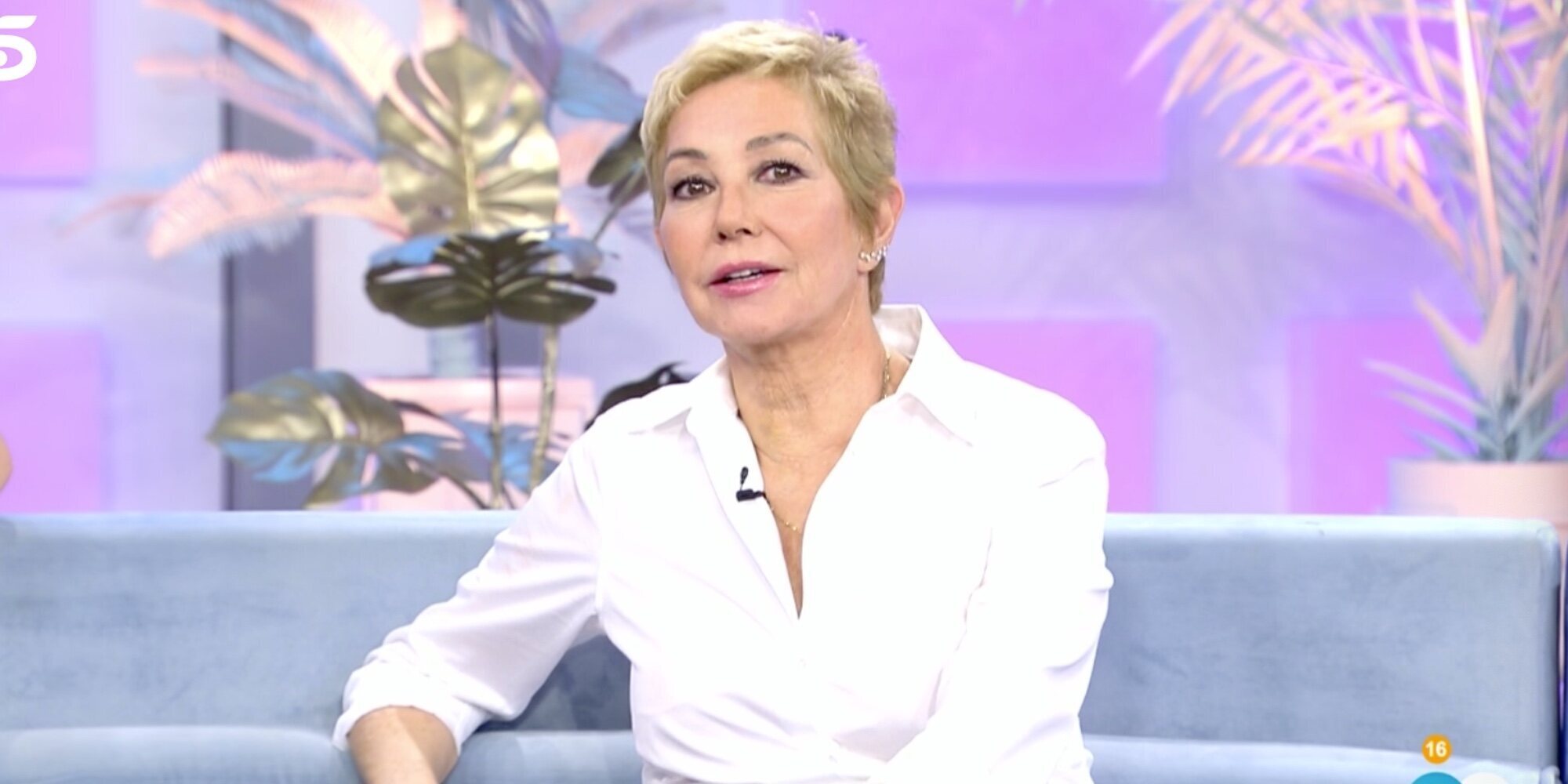 La vuelta de Ana Rosa Quintana a su programa: "Esta es una enfermedad muy complicada"