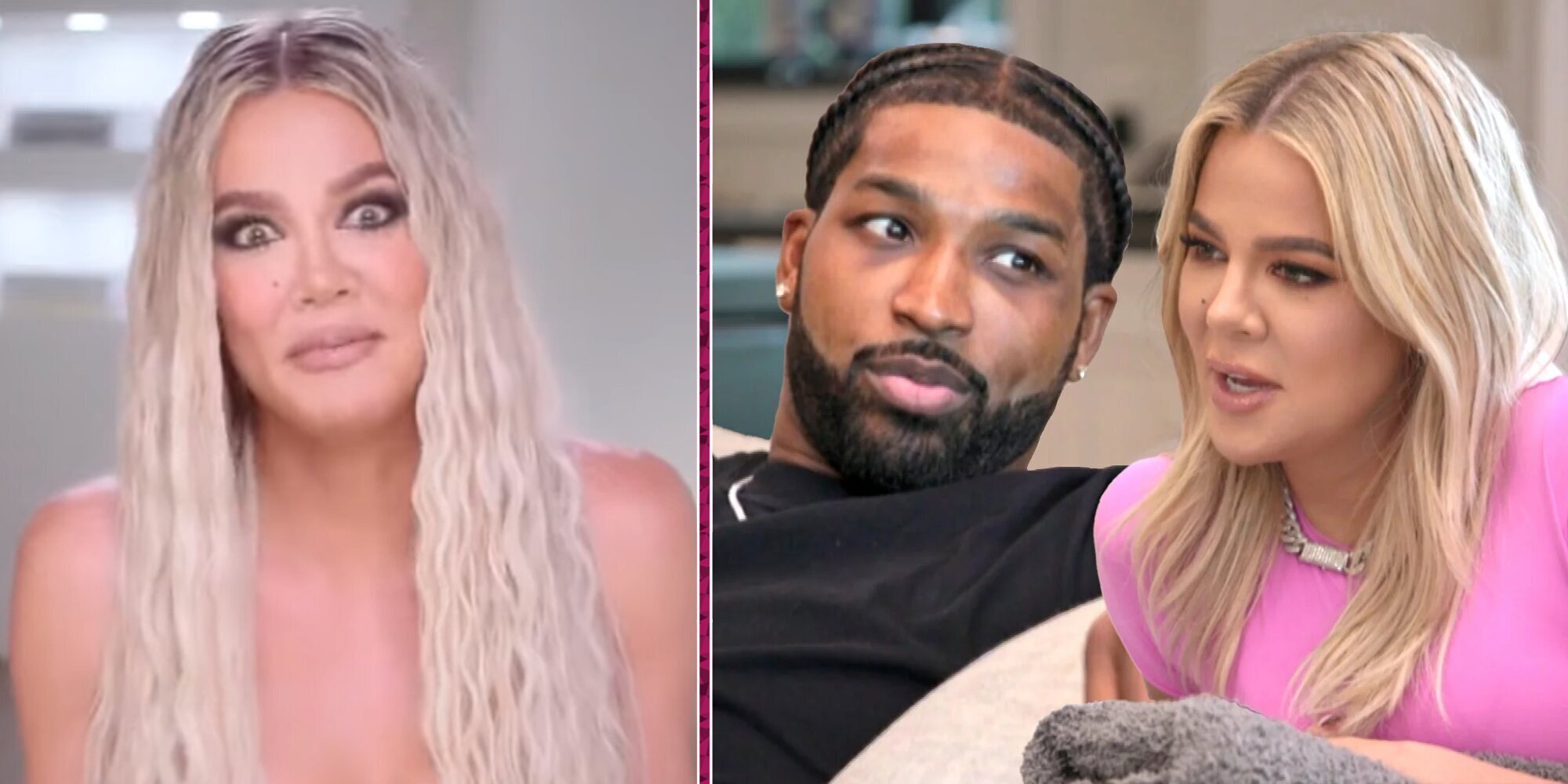 Así fue el momento en el que Khloé le gritó 'mentiroso' a Tristan Thompson en plena premiere de 'The Kardashians'