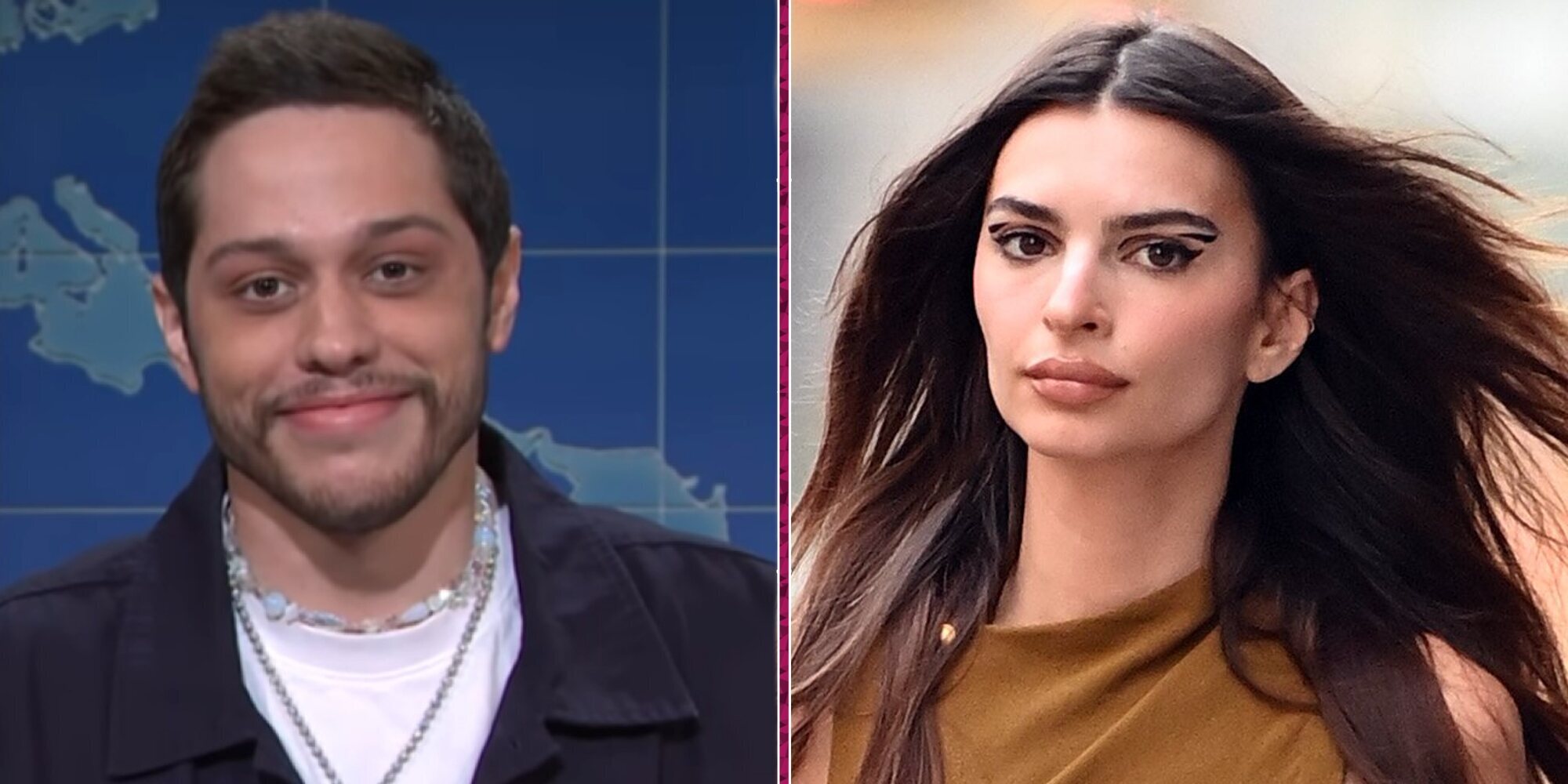 Emily Ratajkowski y Pete Davidson se dejan ver juntos por primera vez el día del cumpleaños del cómico