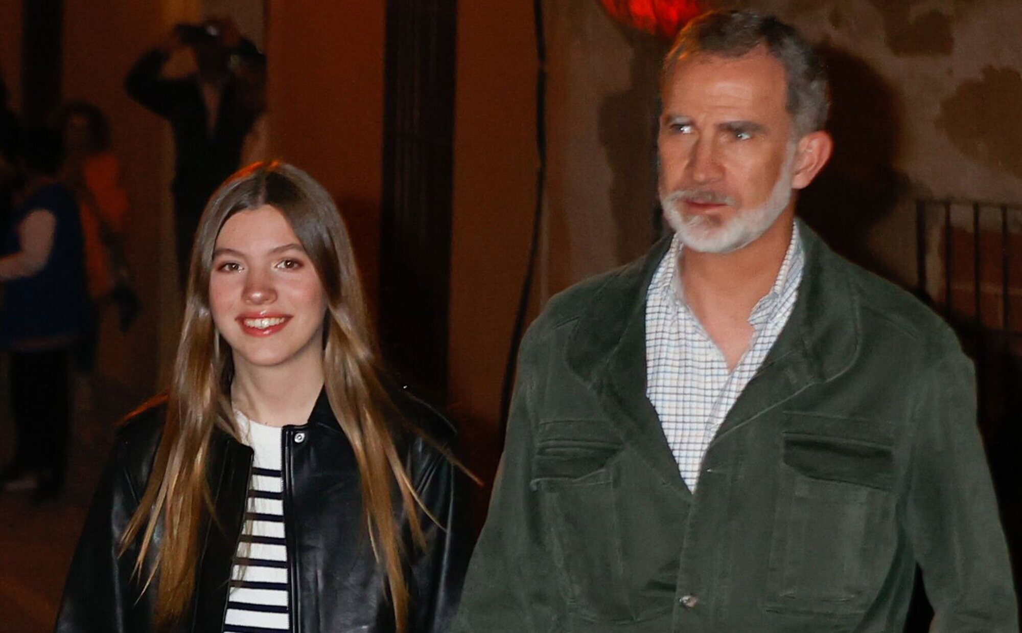 La Infanta Sofía acude a la final de la Copa del Rey 2023 con Felipe VI