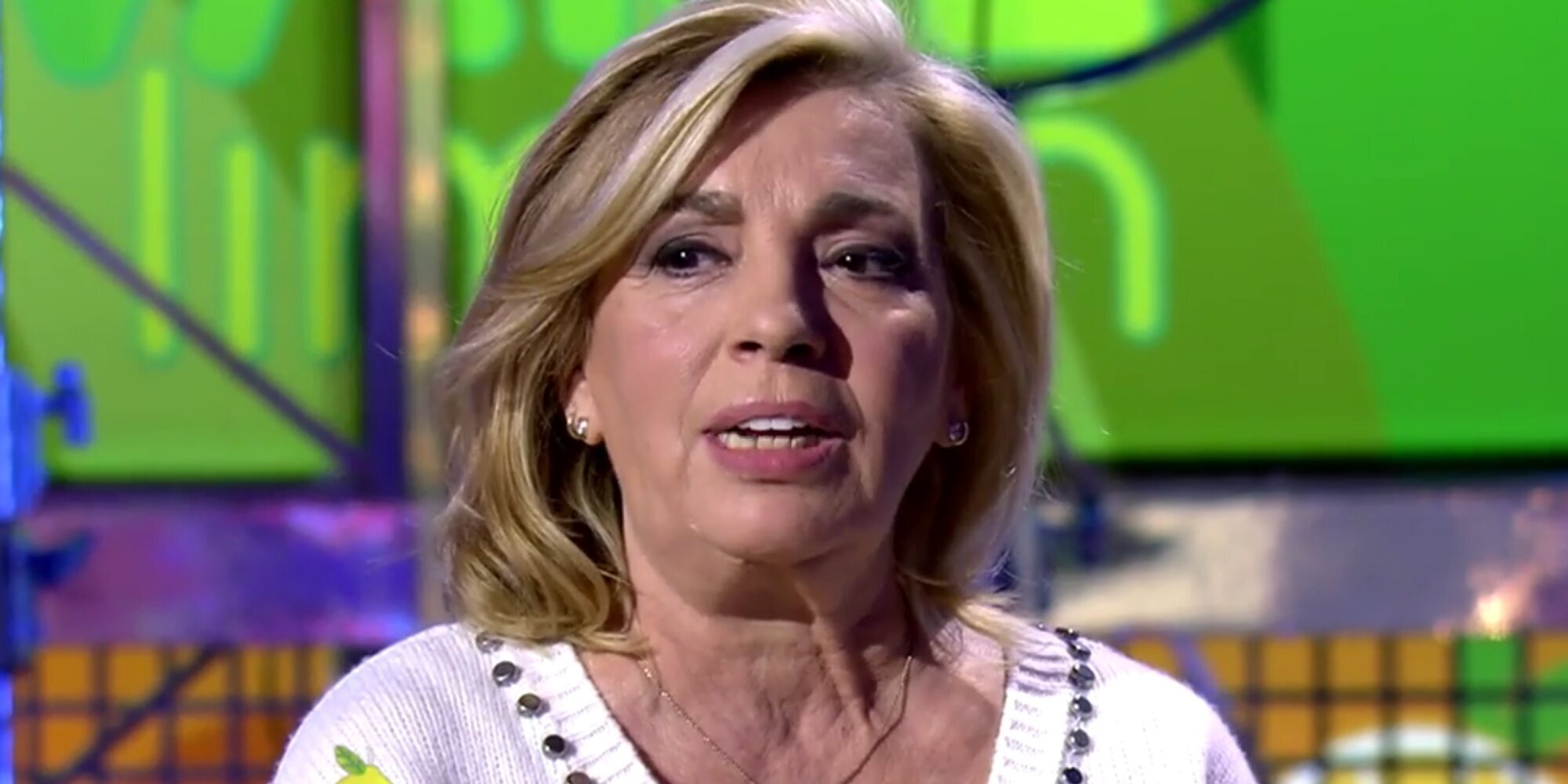 Carmen Borrego regresa a 'Sálvame' tras su espantada: "Tenía un ataque de ansiedad"