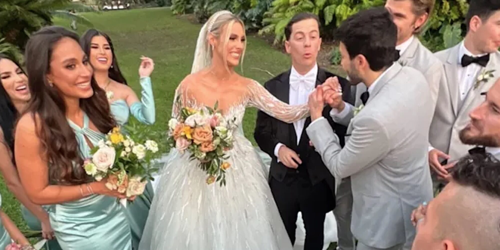 Lele Pons y Guaynaa consiguen reunir a Sebastián Yatra, Aitana y Paris Hilton en su increíble boda en Miami