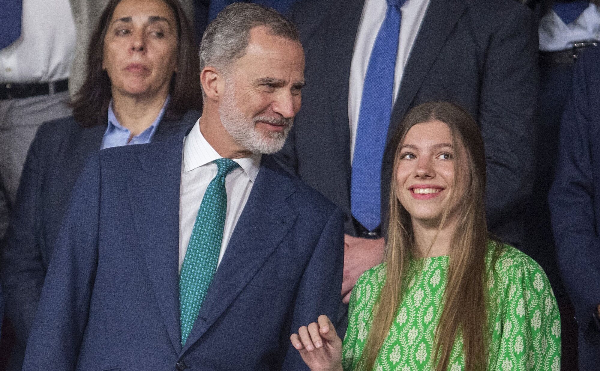 Los gestos que mostraron la enorme complicidad entre el Rey Felipe VI y la Infanta Sofía en la Copa del Rey 2023