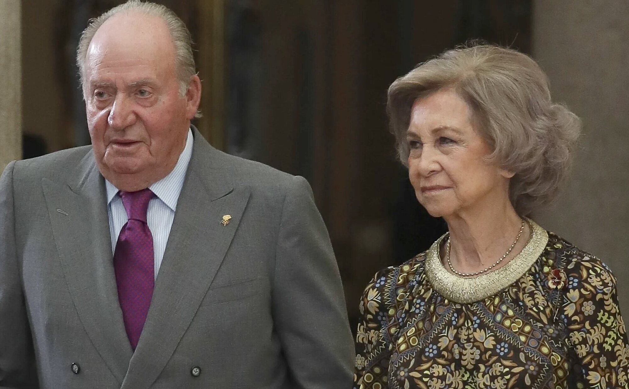 El reencuentro de los Reyes Juan Carlos y Sofía en el cónclave royal por la boda de Hussein de Jordania y Rajwa