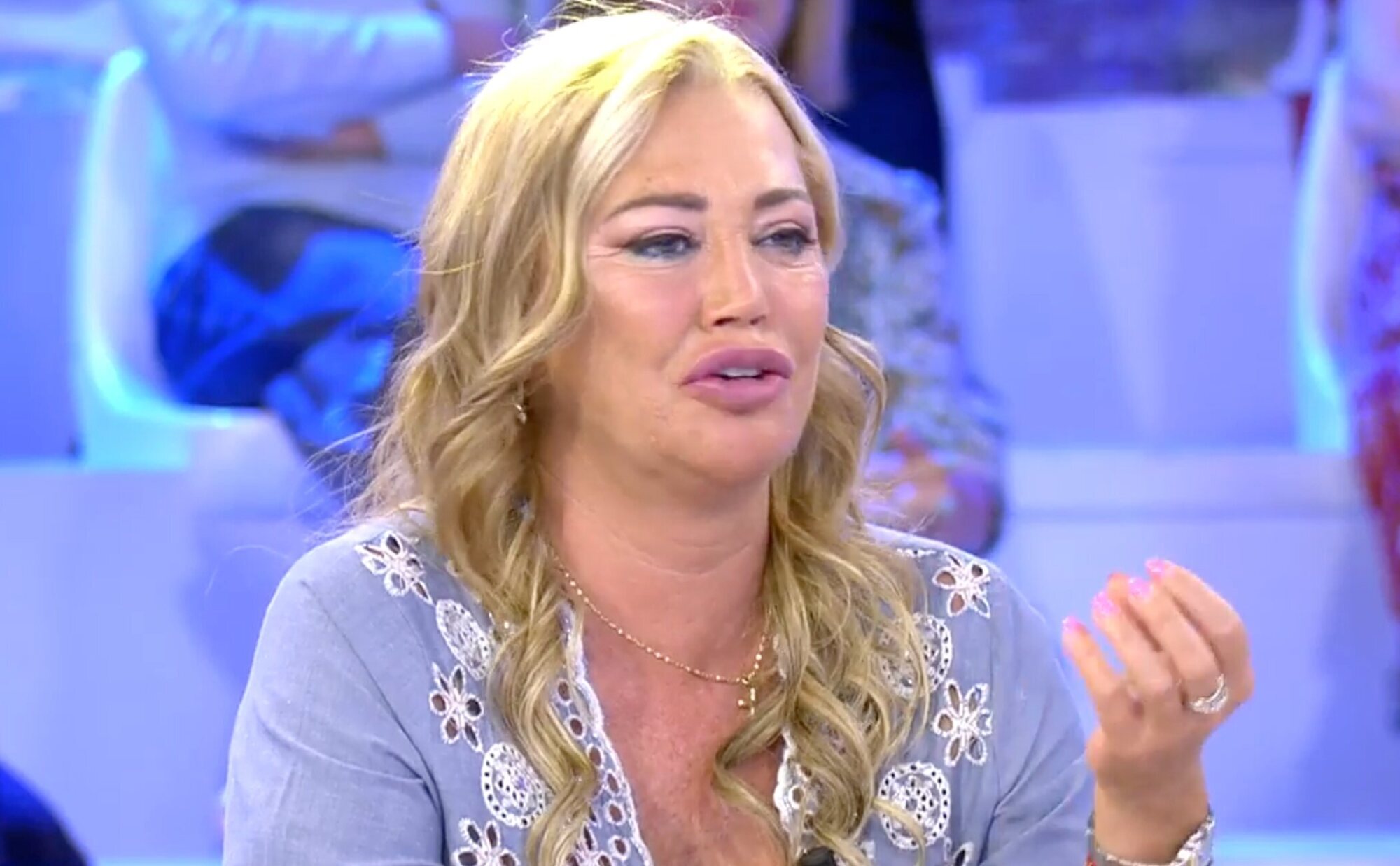 Belén Esteban se emociona en directo por el final de 'Sálvame': "He tenido un momento de bajón"