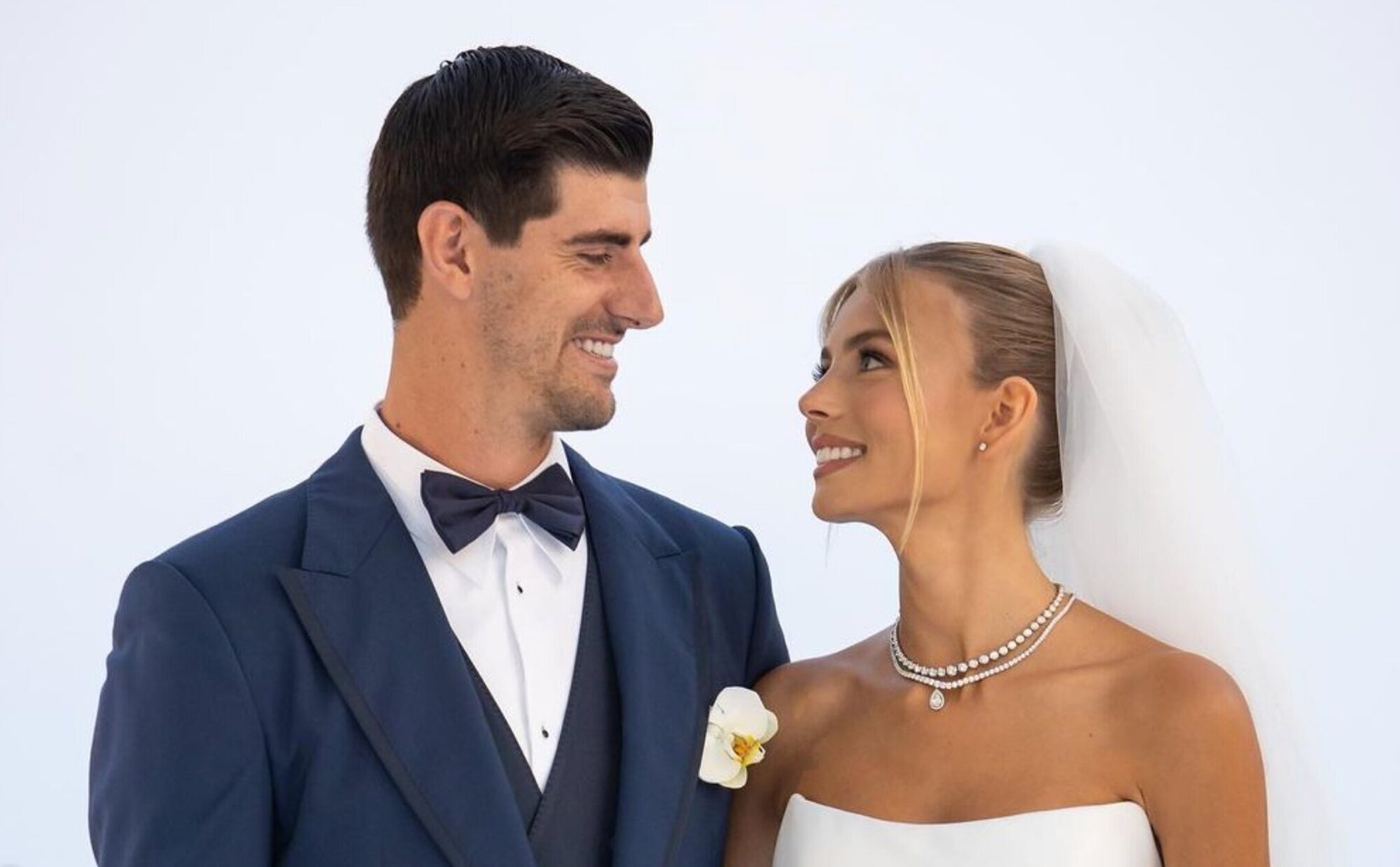 Thibaut Courtois y Mishel Gerzig se casan en una espectacular boda en Cannes