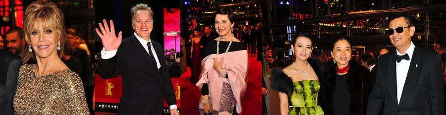 Jane Fonda, Tim Robbins y Isabella Rossellini en la apertura de la 63 edición de la Berlinale 2013