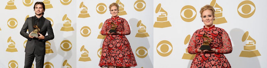 The Black Keys, Fun., Gotye, Adele, Juanes y Carrie Underwood, entre los ganadores de los Grammy 2013