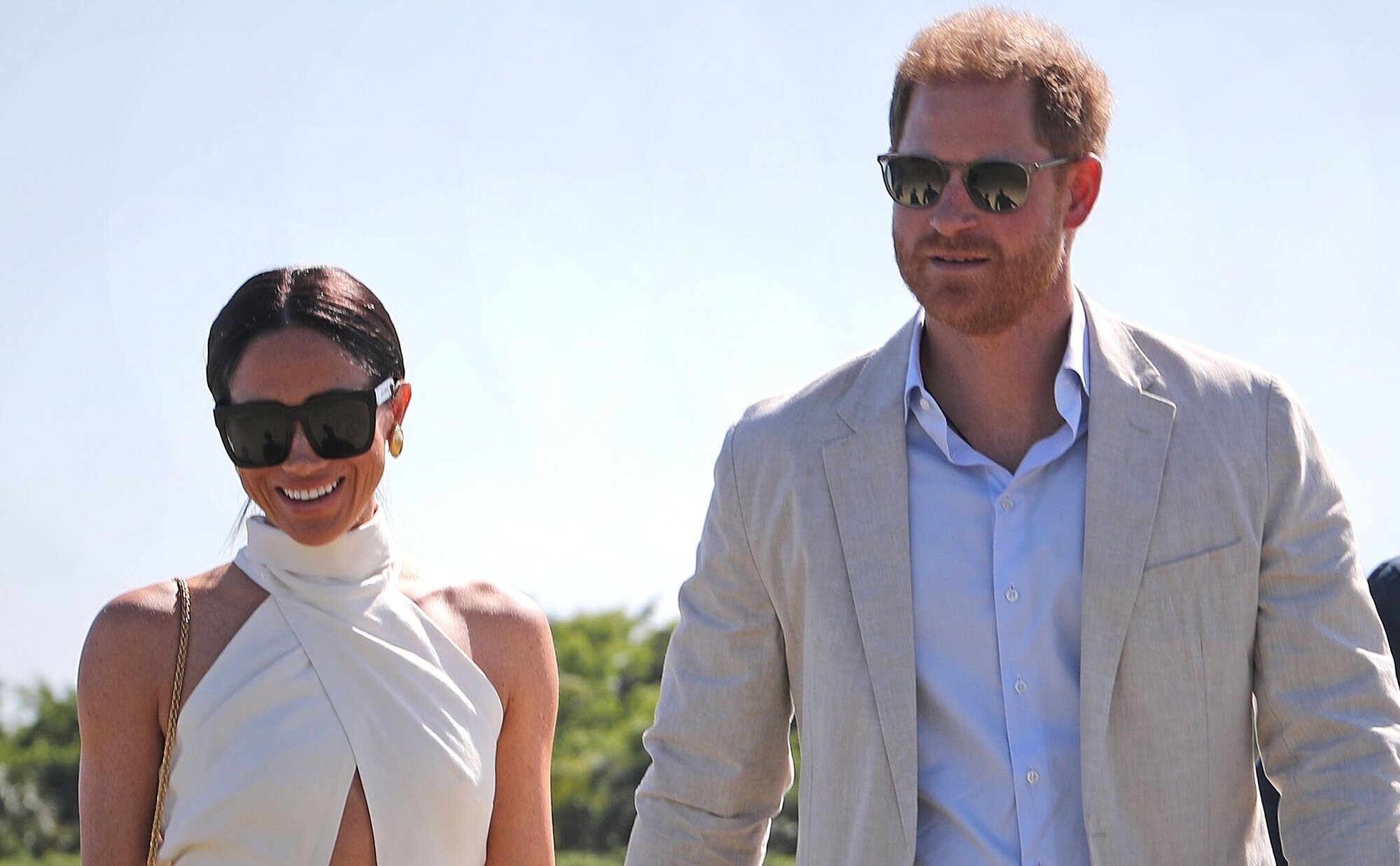 La actitud posesiva de Meghan Markle cuando una mujer se pone al lado del Príncipe Harry