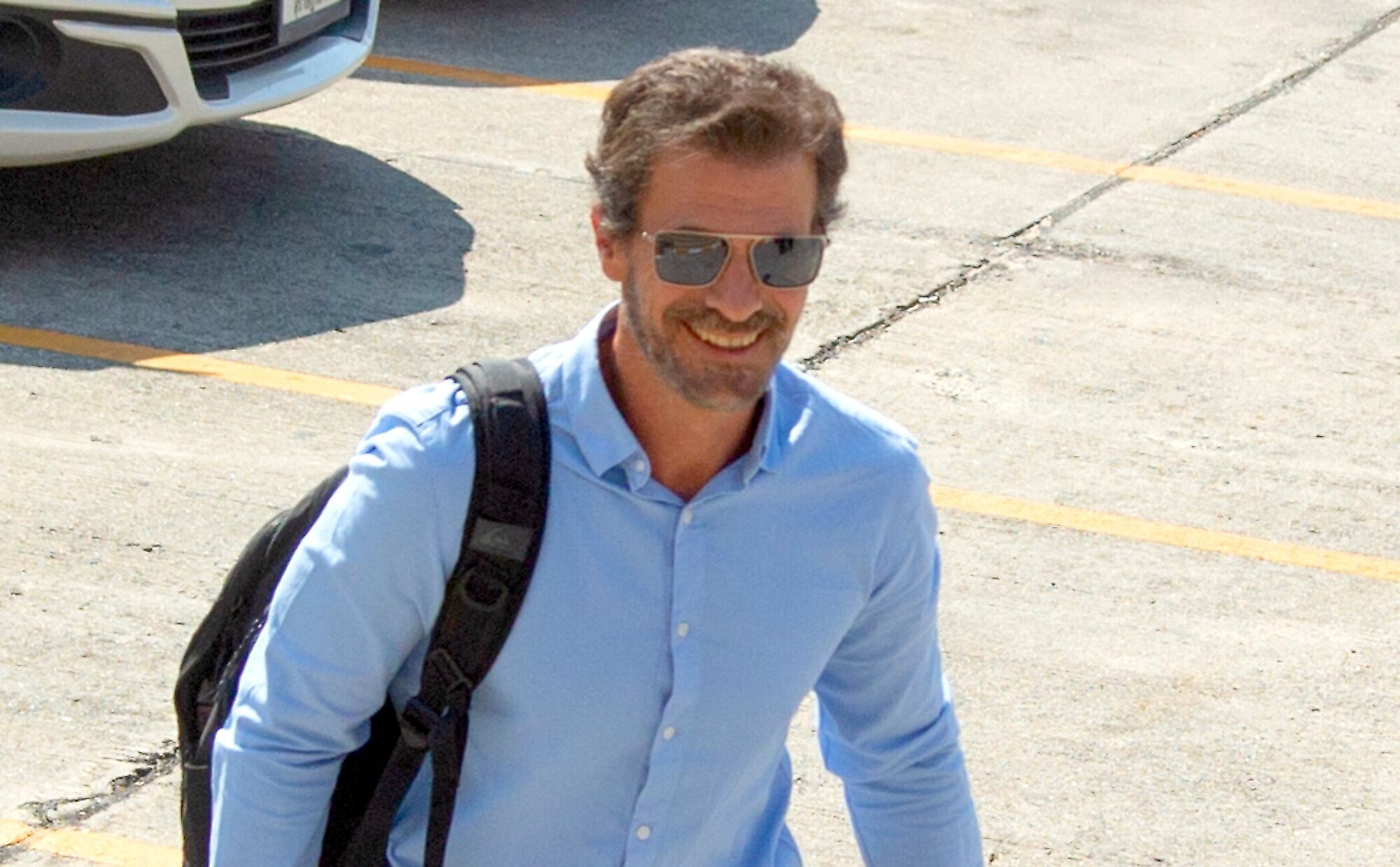 Rodolfo Sancho, muy sonriente a la entrada y salida del juicio a su hijo Daniel: "Hay días buenos y días no tan buenos"