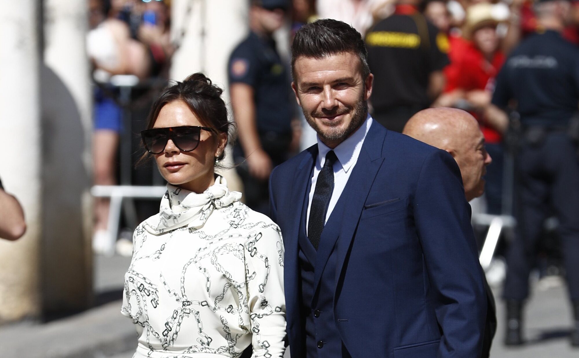 David y Victoria Beckham visitan Valladolid y aprovechan para comer callos, croquetas de jamón y torrijas