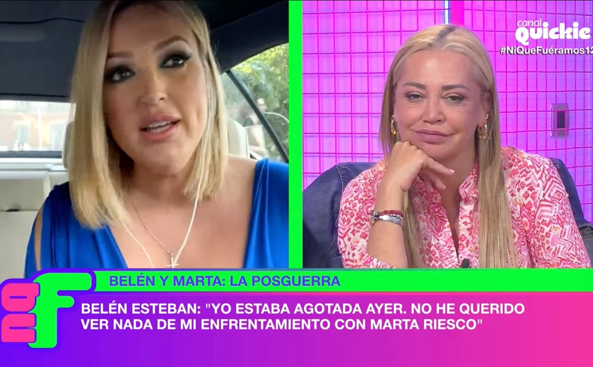 Nuevo cara a cara entre Marta Riesco y Belén Esteban: "Tú das y la gente te responde. Esto no es una dictadura"