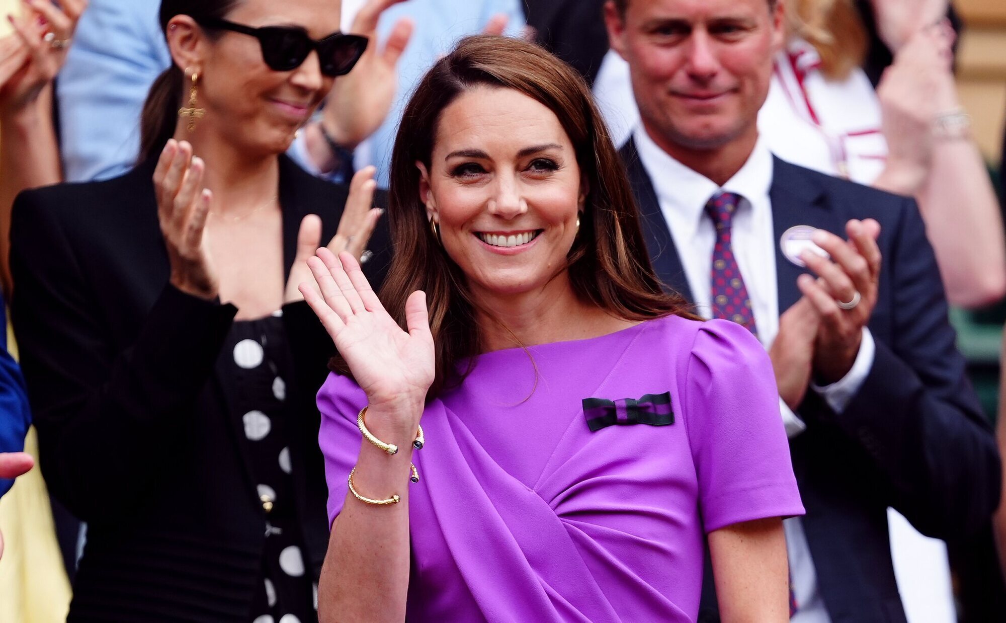 Kate Middleton, recibida con una gran ovación en la final de Wimbledon 2024