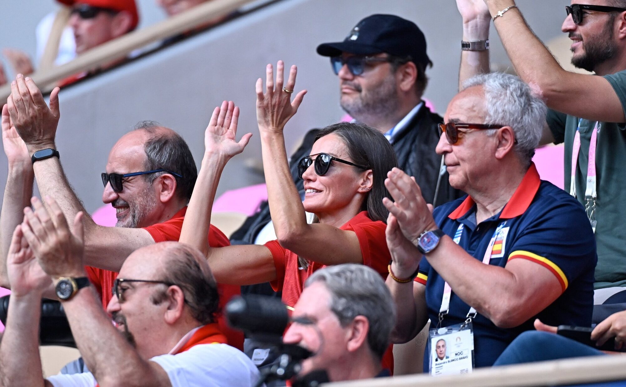 La Reina Letizia lo da todo, también buena suerte a los deportistas españoles, en los Juegos Olímpicos de París 2024