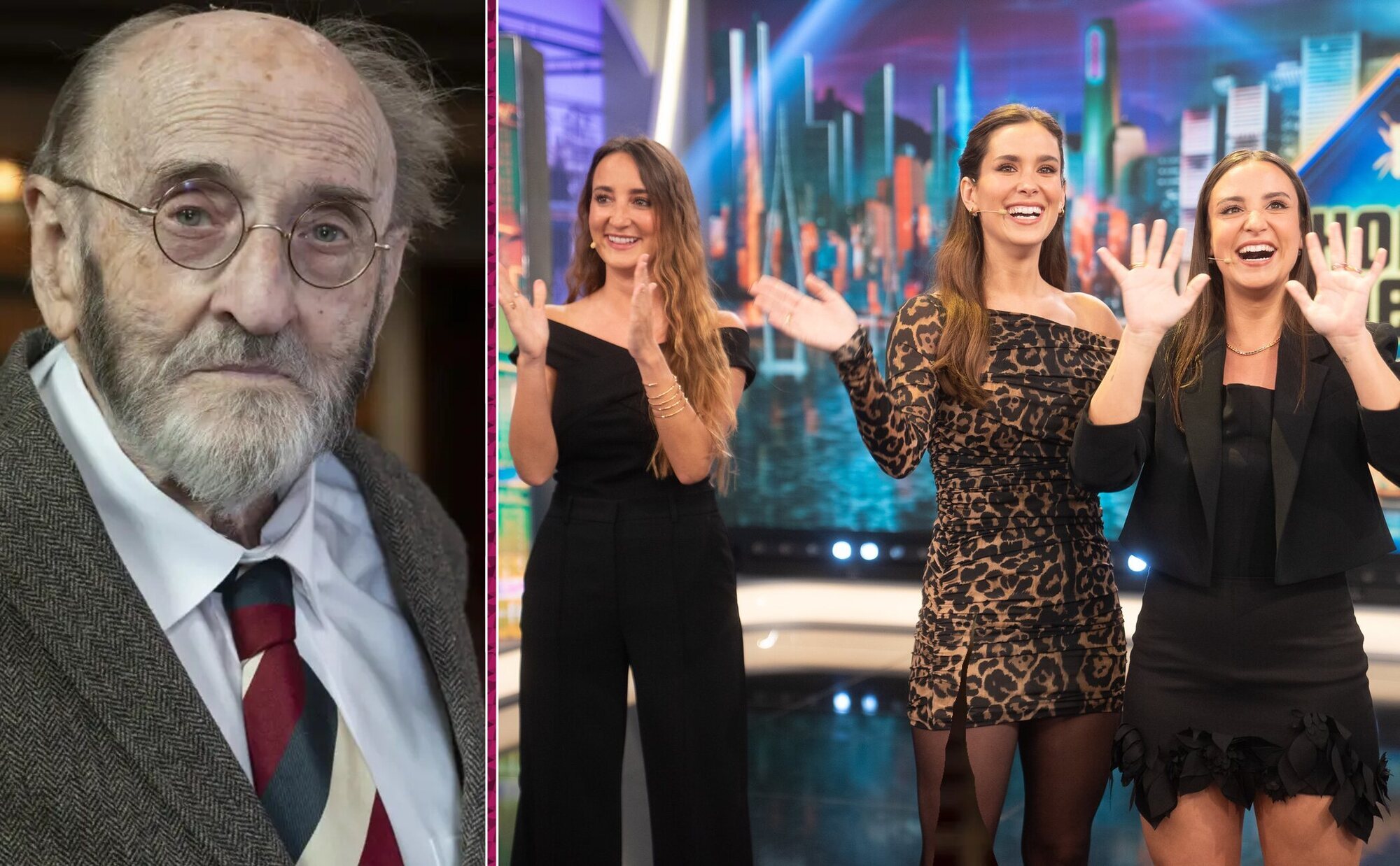 Álvaro Pombo, Premio Cervantes 2024, y María, Marta y Lucía Pombo son familia