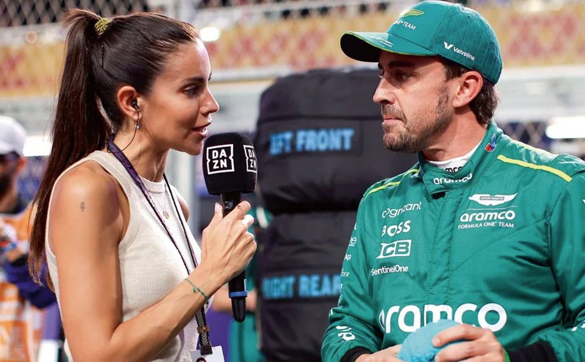 Fernando Alonso y Melissa Jiménez posan por primera vez juntos en un viaje Dubái