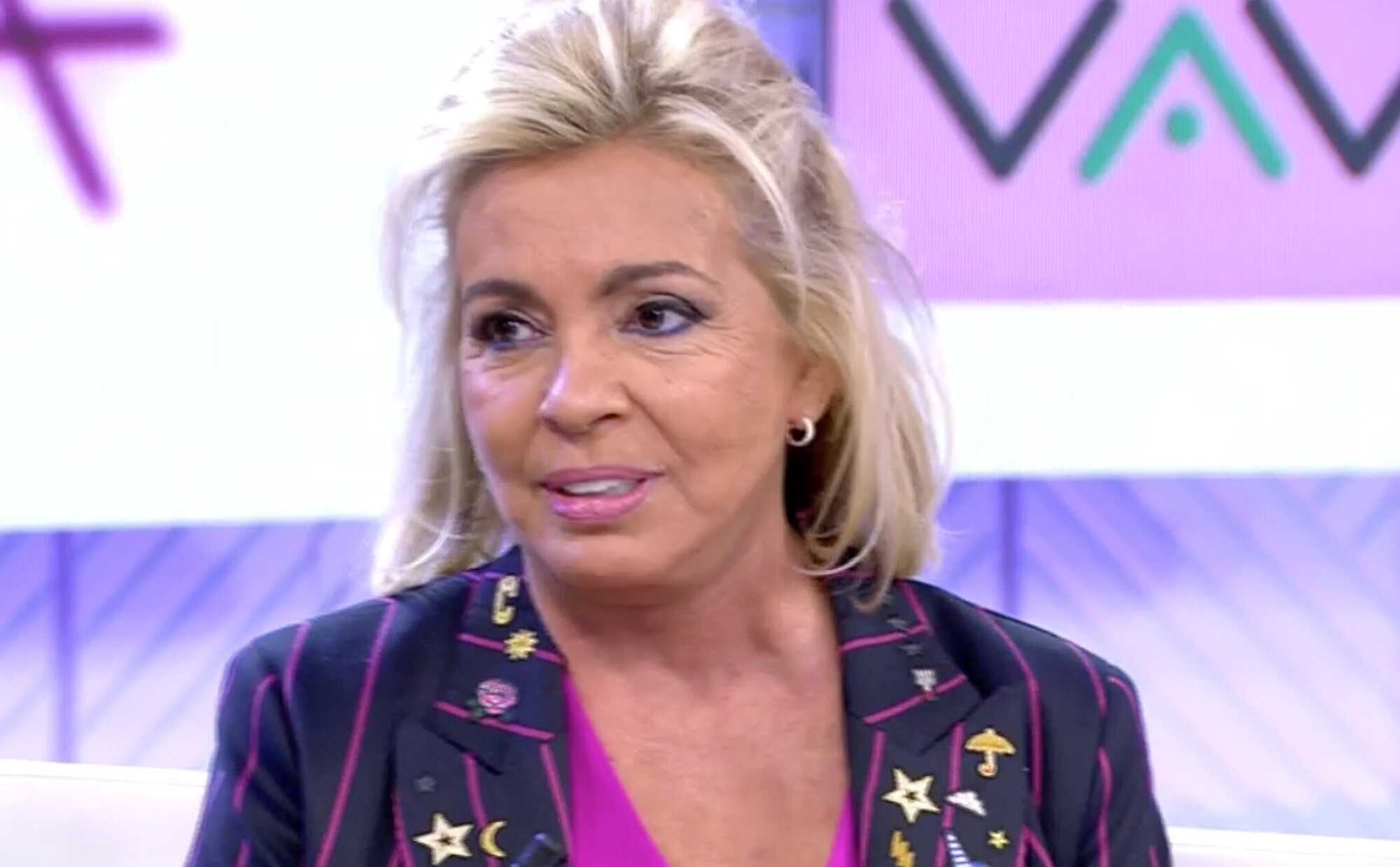 Carmen Borrego reaparece en televisión tras su gran operación estética: "A mi marido le gusto con papada y sin ella"