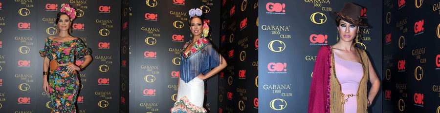 Elisabeth Reyes, Marisa Jara, Estefanía Luyk y María José Suárez, noche de moda flamenca en Madrid