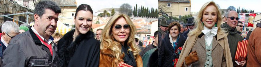 Carmen Lomana, Norma Duval y María Jesús Ruiz, espectadoras de la corrida de primavera de Brihuega