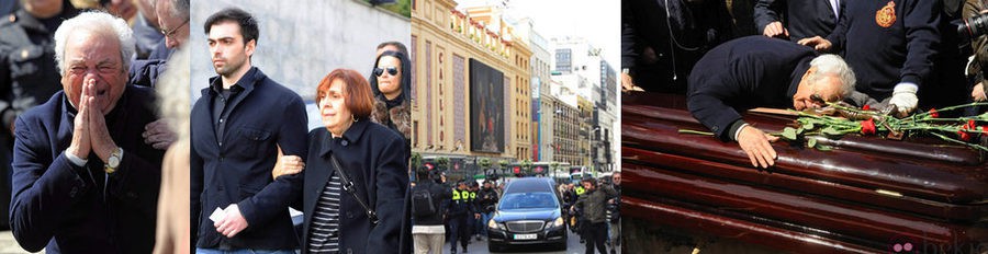 Giancarlo Viola, Zeus Tous y el pueblo de Madrid acuden al multitudinario funeral de Sara Montiel