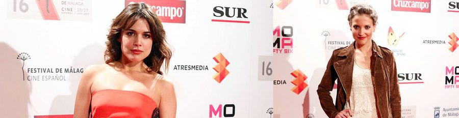 Ana Fernández, Hiba Abouk y Adriana Ugarte acuden a la fiesta de presentación del Festival de Málaga 2013