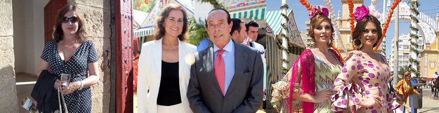 Carmen Martínez-Bordiú, Curro Romero y Carmen Tello, tarde taurina en la Feria de Abril 2013