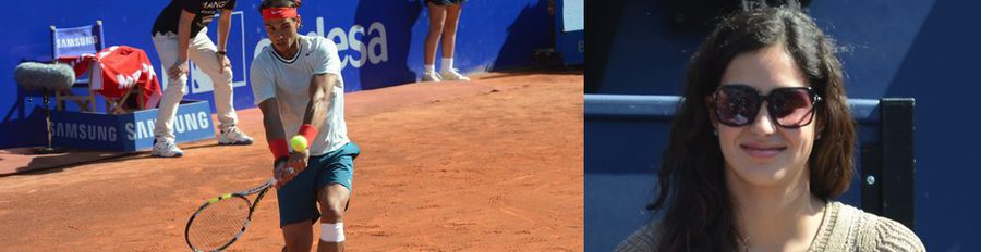 Miguel Urdangarín y Xisca Perelló vibran con la victoria de Rafa Nadal en el Conde de Godó 2013