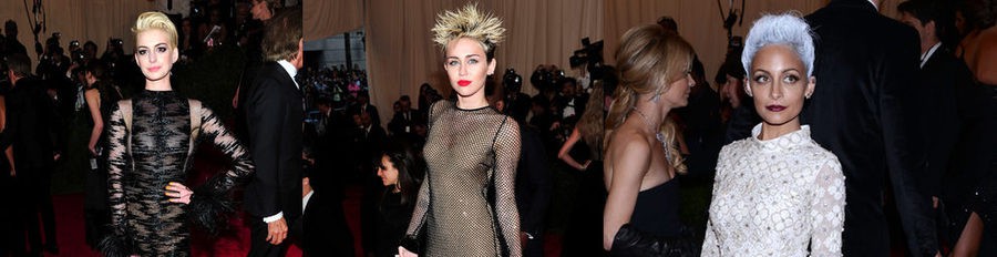 El look punk de Anne Hathaway, Zachary Quinto, Nicole Richie y Miley Cyrus en la Gala del MET 2013